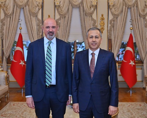 Der australische Botschafter in Ankara Miles Armitage hat Gouverneur Yerlikaya besucht