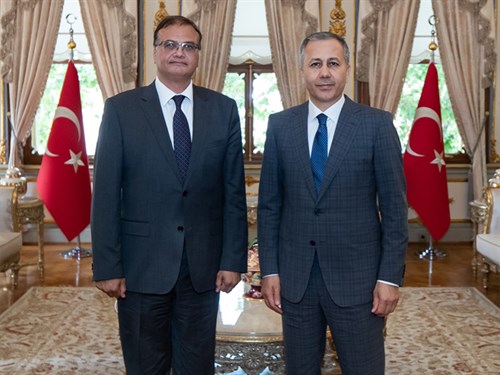 Tarek Khalil, Generalkonsul von Ägypten in Istanbul, besuchte Gouverneur Yerlikaya